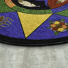 Kid Essentials Spirit of Truth 7'7" Round Area Rug in Color Multi