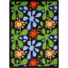 Kid Essentials Splat 3'10" x 5'4" Area Rug in Color Black