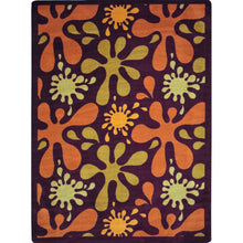 Kid Essentials Splat 3'10" x 5'4" Area Rug in Color Burgundy