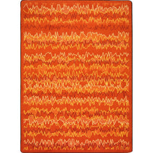 Kid Essentials Static Electricity 3'10" x 5'4" Area Rug in Color Orange