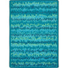 Kid Essentials Static Electricity 3'10" x 5'4" Area Rug in Color Teal