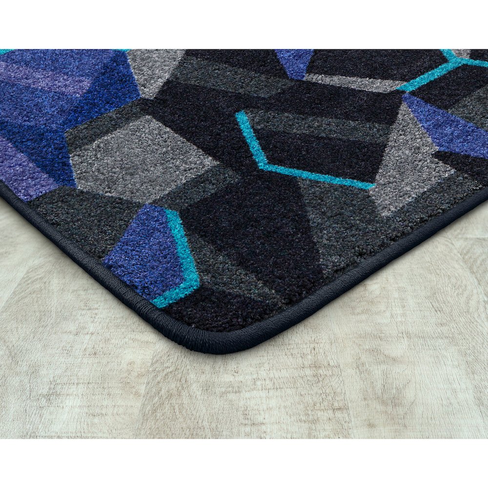 Kid Essentials Stealth 5'4" x 7'8" Area Rug in Color Violet