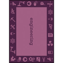 Kid Essentials STEAM 7'8" x 10'9" Area Rug in Color Engineering
