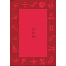 Kid Essentials STEAM 5'4" x 7'8" Area Rug in Color Math