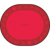 Kid Essentials STEAM 10'9" x 13'2" Oval Area Rug in Color Math