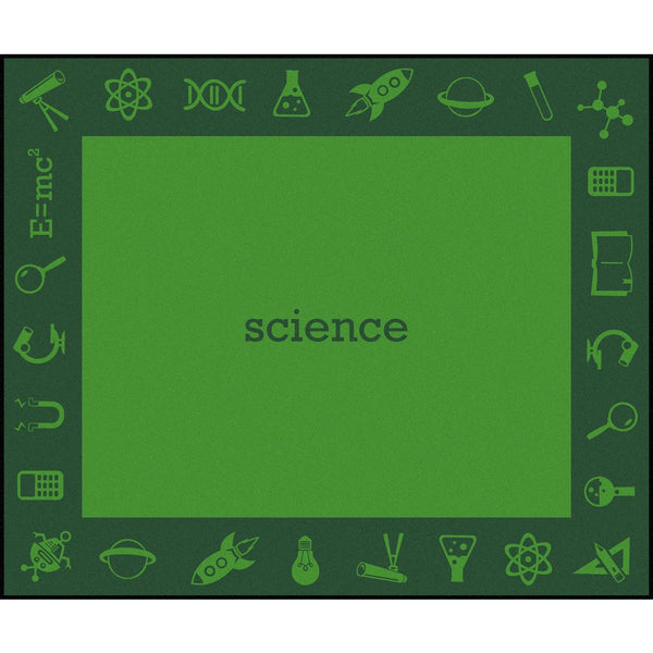 Kid Essentials STEAM 10'9" x 13'2" Area Rug in Color Science