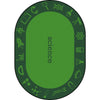 Kid Essentials STEAM 7'8" x 10'9" Oval Area Rug in Color Science