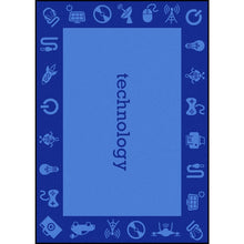 Kid Essentials STEAM 7'8" x 10'9" Area Rug in Color Technology