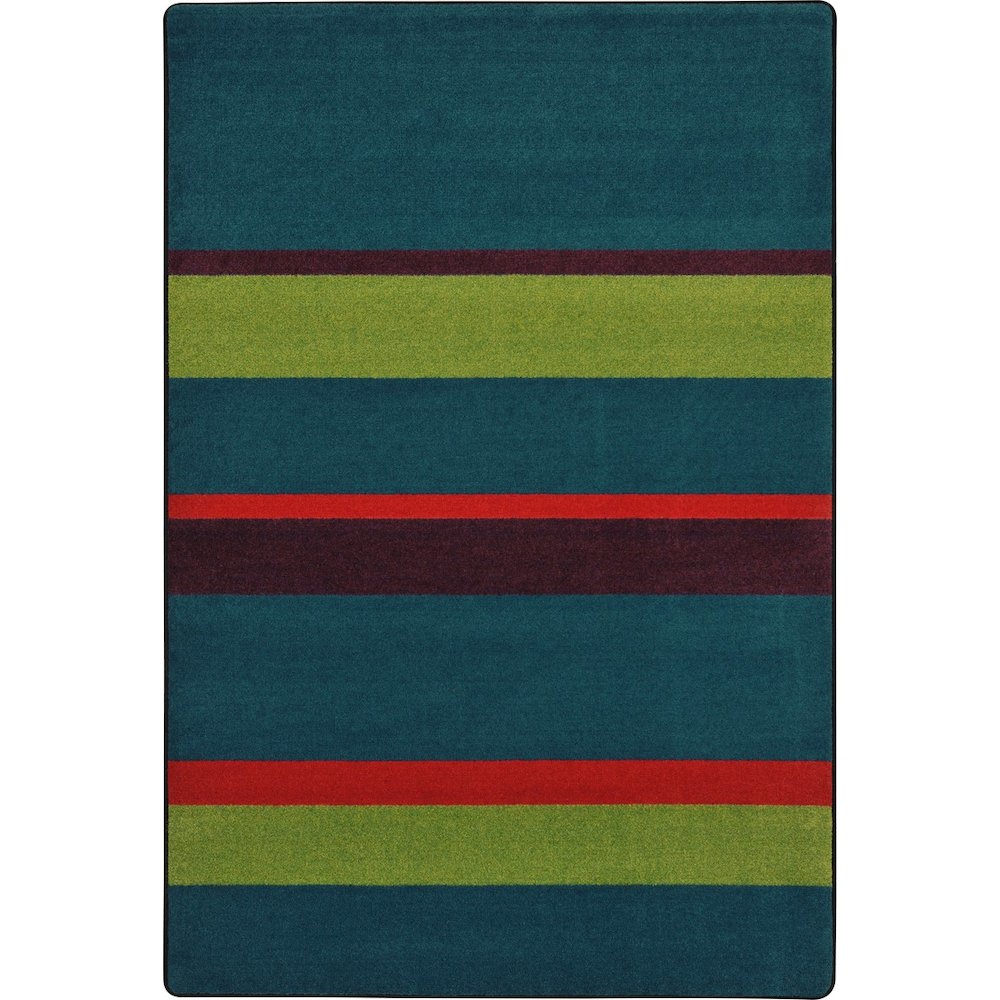 Kid Essentials Straight and Narrow 5'4" x 7'8" Area Rug in Color Tropics