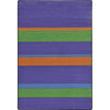 Kid Essentials Straight and Narrow 5'4" x 7'8" Area Rug in Color Violet