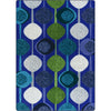 Kid Essentials String Along 5'4" x 7'8" Area Rug in Color Violet