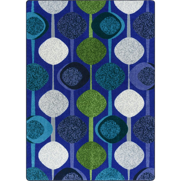 Kid Essentials String Along 5'4" x 7'8" Area Rug in Color Violet
