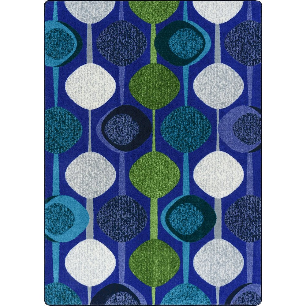 Kid Essentials String Along 5'4" x 7'8" Area Rug in Color Violet