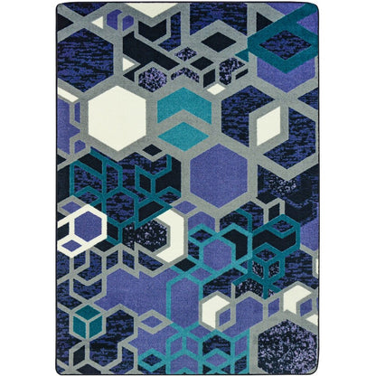 Kid Essentials Structured 5'4" x 7'8" Area Rug in Color Violet
