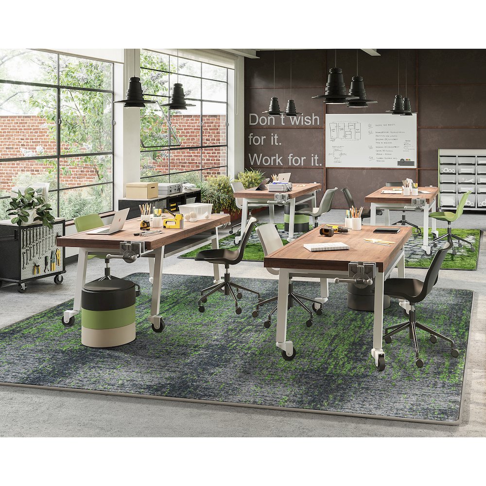 Kid Essentials Surface Tension 3'10" x 5'4" Area Rug in Color Meadow