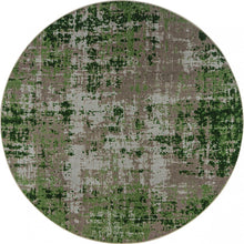 Kid Essentials Terra Mae 7'7" Round Area Rug in Color Meadow