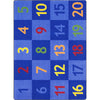 Kid Essentials Time to Count 5'4" x 7'8" Area Rug in Color Multi