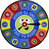 Kid Essentials Time to Read 7'7" Round Area Rug in Color Multi