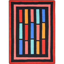 Kid Essentials Traffic Jam 3'10" x 5'4" Area Rug in Color Red