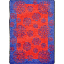 Kid Essentials Whimzi 3'10" x 5'4" Area Rug in Color Red