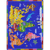Kid Essentials World of Wonders 5'4" x 7'8" Area Rug in Color Multi