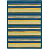 Kid Essentials Yipes Stripes 3'10" x 5'4" Area Rug in Color Bold
