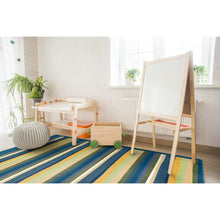 Kid Essentials Yipes Stripes 3'10" x 5'4" Area Rug in Color Bold