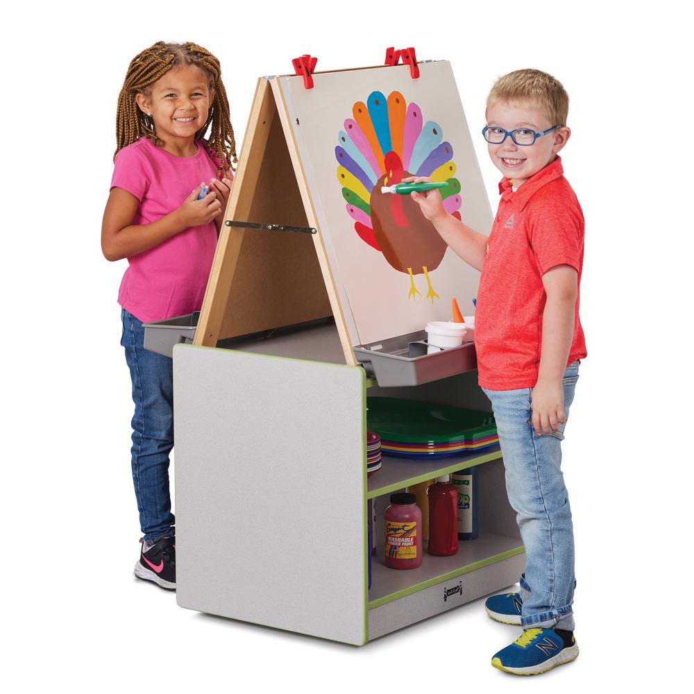 2 Station Art Center - Key Lime Green