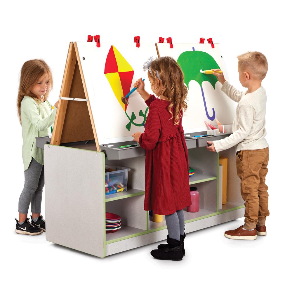 4 Station Art Center - Key Lime Green