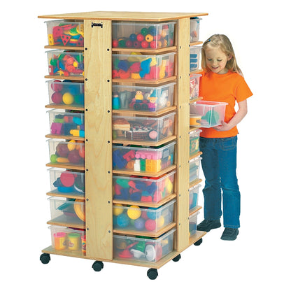 32 Tub Tower - with Clear Tubs
