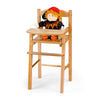 Traditional Doll High Chair,Brown Color