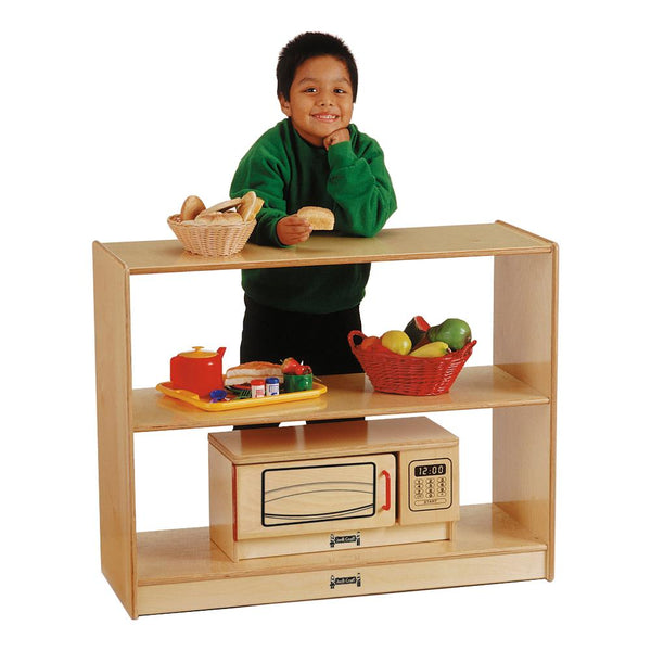 Open Shelf, Natural Wood Color