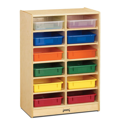 12 Paper-Tray Mobile Storage - with Colored Paper-Trays