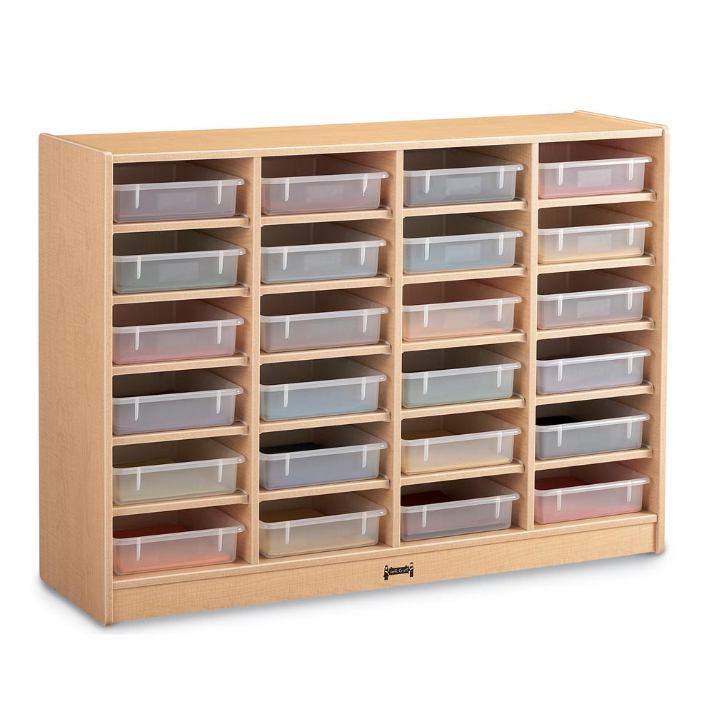 24 Paper-Tray Mobile Storage - with Clear Paper-Trays