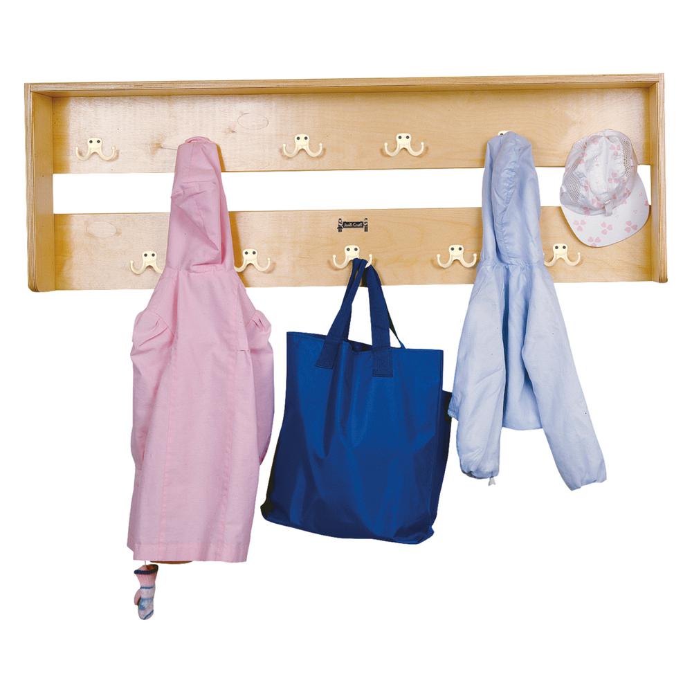 Double Wall Mount Coat Rail