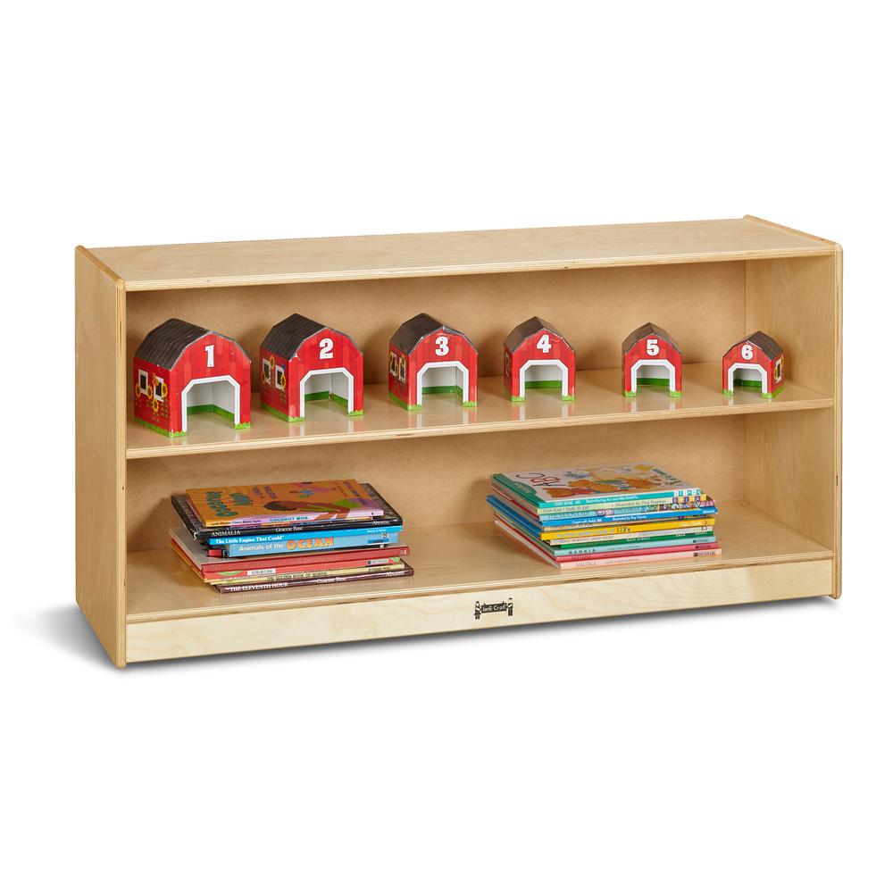 Jonti-Craft® Toddler Adjustable Mobile Straight-Shelf