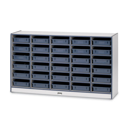 30 Paper-Tray Mobile Storage - with Colored Paper-Trays