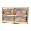 Jumbo Tote Storage – with Clear Jumbo Totes + Lids
