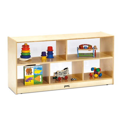 Toddler Single Mobile Storage Unit - Plexi Back