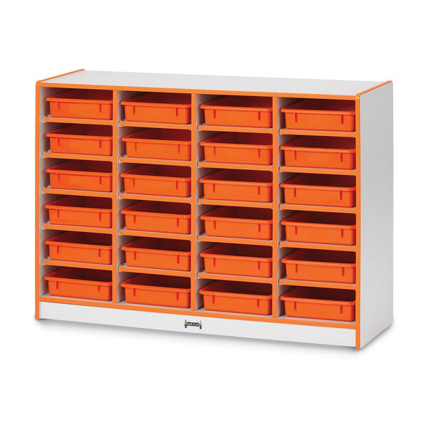24 Paper-Tray Mobile Storage - with Colored Paper-Trays