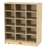 15 Cubbie-Tray Mobile Unit – with Clear Trays