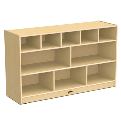 Low Combo Mobile Storage Unit - with Clear Bins