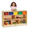 Low Combo Mobile Storage Unit - with Clear Bins