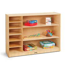 Adjustable Combo Mobile Straight-Shelf - with colored Paper-Trays