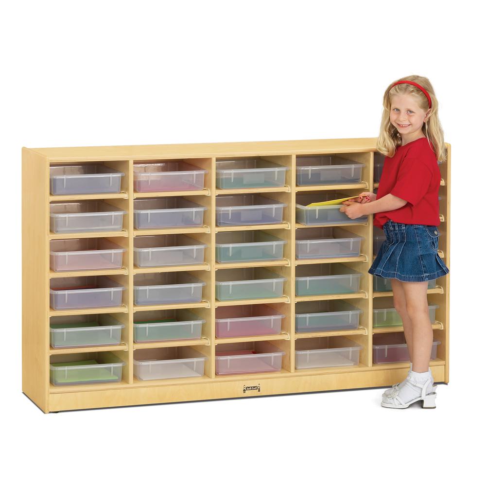 30 Paper-Tray Mobile Storage - with Clear Paper-Trays