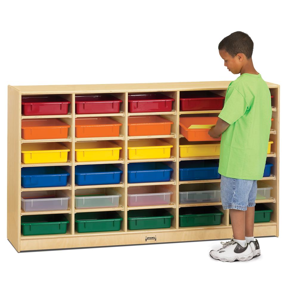 30 Paper-Tray Mobile Storage - with Clear Paper-Trays