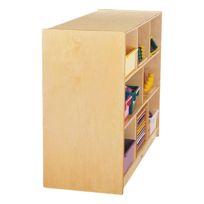 Toddler Single Mobile Storage Unit - 18" Deep