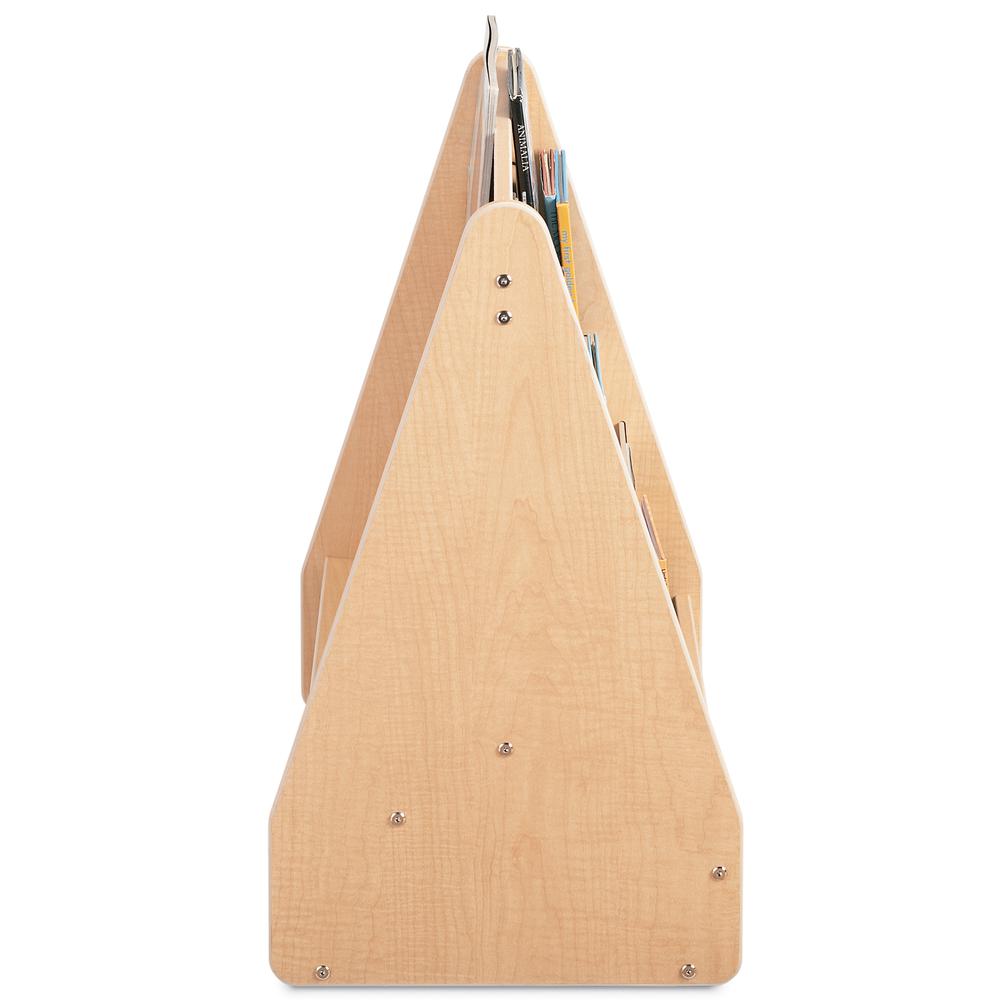 Pick-a-Book Stand, 30w x 16-1/2d x 27-1/2h, Birch