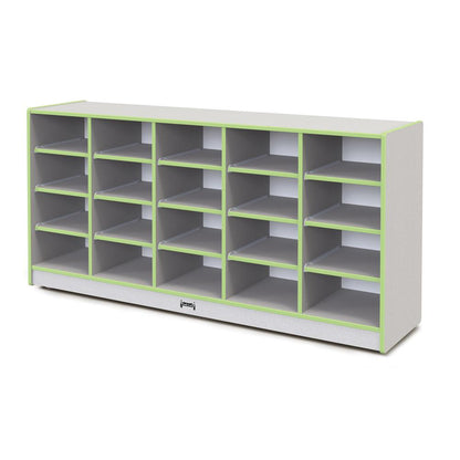 20 Tub Mobile Storage - with Tubs Key Lime