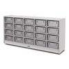 20 Tub Mobile Storage - with Tubs Grey